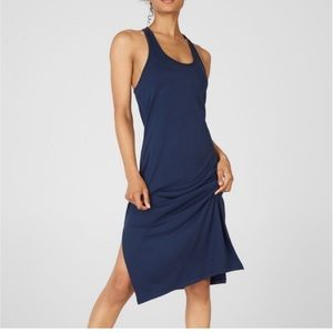 Fabletics Cacey Casual Racerback Navy Dress, Size XXL 14/16
